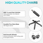 Ergonomic Black Swivel Office Chair High Back
