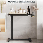 Adjustable Rolling Standing Desk – Pneumatic Lift, 25.6–40.5"
