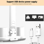 LED Dual-Head Desk Lamp – Touch Dimming, 3 Colour Modes, USB-Powered
