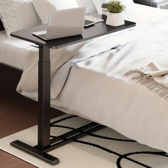 Adjustable Rolling Standing Desk – Pneumatic Lift, 25.6–40.5"