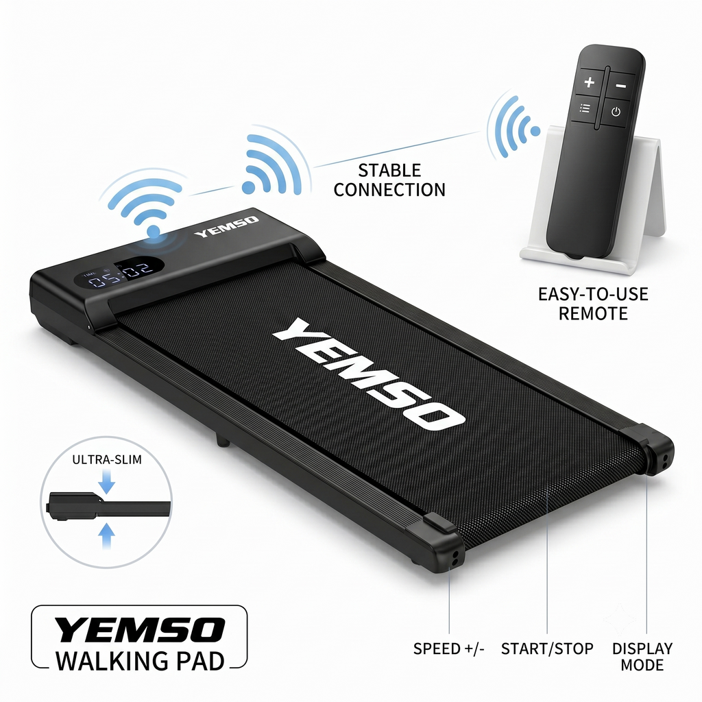 Walking Pad Under Desk Treadmill for Home and Office