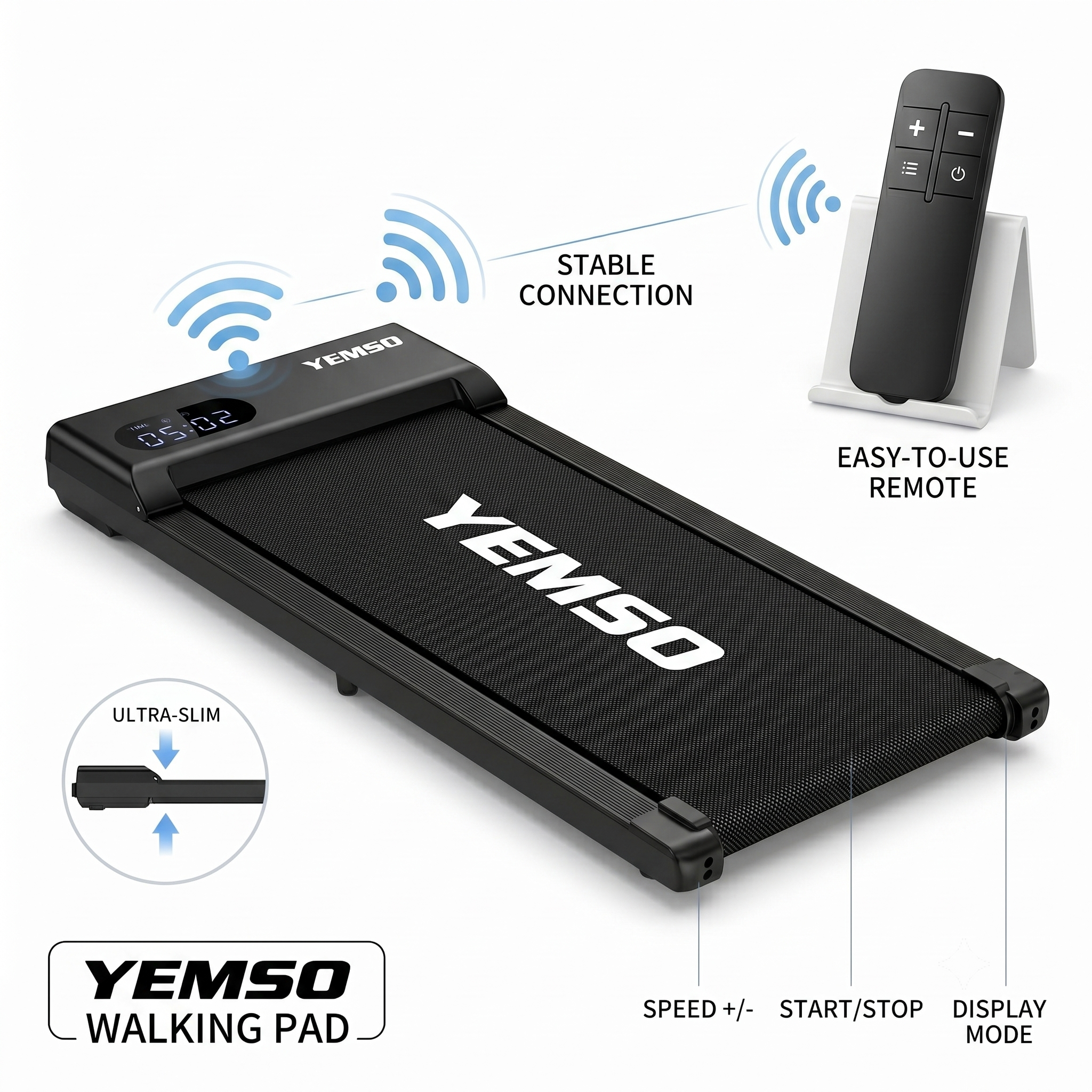 Walking Pad Under Desk Treadmill for Home and Office