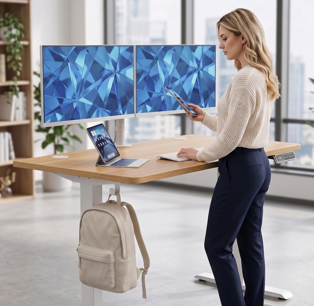 Height-Adjustable Standing Desk