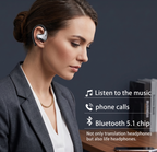 Bluetooth Smart Translation Earbuds | Real-Time Two-way Translation