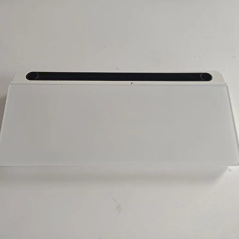 Glass Desk Whiteboard with Storage & Keyboard Stand
