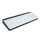 Glass Desk Whiteboard with Storage & Keyboard Stand