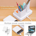 LED Dual-Head Desk Lamp – Touch Dimming, 3 Colour Modes, USB-Powered